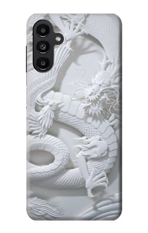 W0386 Dragon Carving Case Cover Custodia e Flip Case per Samsung Galaxy A13 5G