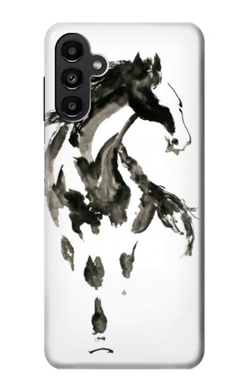 W1031 Horse Paintbrush Case Cover Custodia e Flip Case per Samsung Galaxy A13 5G