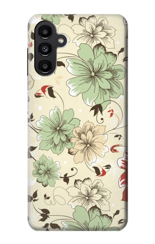 W2179 Flower Floral Vintage Art Pattern Case Cover Custodia e Flip Case per Samsung Galaxy A13 5G