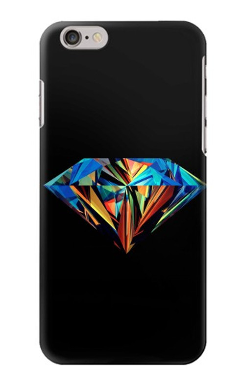 W3842 Abstract Colorful Diamond Case Cover Custodia e Flip Case per iPhone 6 Plus, iPhone 6s Plus