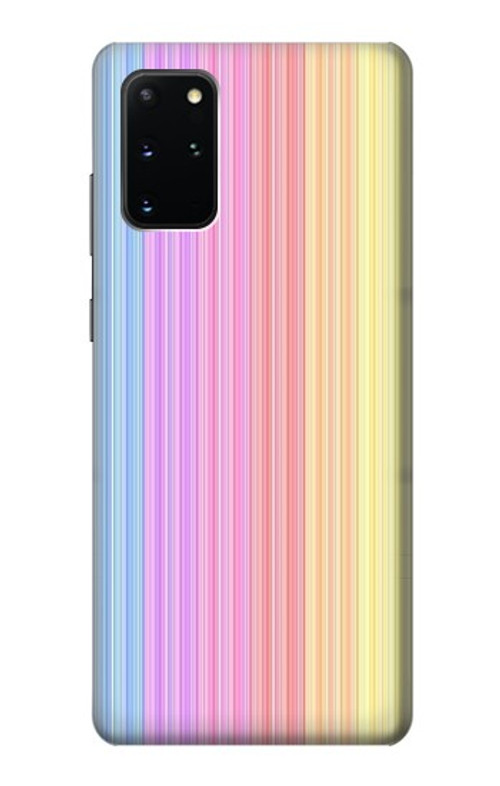 W3849 Colorful Vertical Colors Case Cover Custodia e Flip Case per Samsung Galaxy S20 Plus, Galaxy S20+