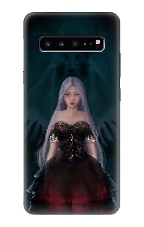 W3847 Lilith Devil Bride Gothic Girl Skull Grim Reaper Case Cover Custodia e Flip Case per Samsung Galaxy S10 5G
