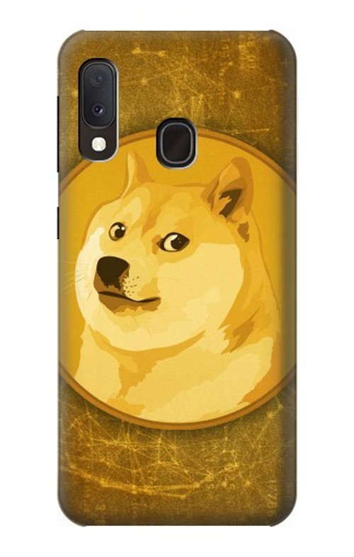 W3826 Dogecoin Shiba Case Cover Custodia e Flip Case per Samsung Galaxy A20e