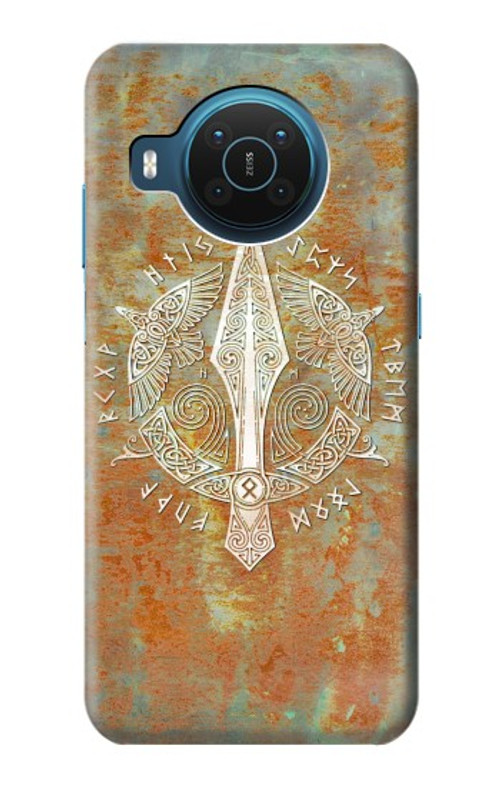 W3827 Gungnir Spear of Odin Norse Viking Symbol Case Cover Custodia e Flip Case per Nokia X20 W3827 Gungnir Spear of Odin Norse Viking Symbol Case Cover Custodia e Flip Case per Nokia X20