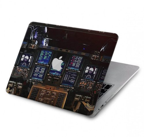 W3836 Airplane Cockpit Case Cover Custodia per MacBook Pro 13″ - A1706, A1708, A1989, A2159, A2289, A2251, A2338
