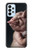 W1273 Crazy Pig Case Cover Custodia e Flip Case per Samsung Galaxy A23