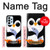 W2631 Cute Baby Penguin Case Cover Custodia e Flip Case per Samsung Galaxy A23