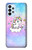 W3256 Cute Unicorn Cartoon Case Cover Custodia e Flip Case per Samsung Galaxy A23