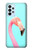 W3708 Pink Flamingo Case Cover Custodia e Flip Case per Samsung Galaxy A23