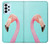 W3708 Pink Flamingo Case Cover Custodia e Flip Case per Samsung Galaxy A23