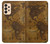 W2861 Antique World Map Case Cover Custodia e Flip Case per Samsung Galaxy A33 5G