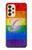 W2899 Rainbow LGBT Gay Pride Flag Case Cover Custodia e Flip Case per Samsung Galaxy A33 5G