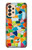W3391 Abstract Art Mosaic Tiles Graphic Case Cover Custodia e Flip Case per Samsung Galaxy A33 5G