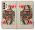 W3429 Queen Hearts Card Case Cover Custodia e Flip Case per Samsung Galaxy A33 5G