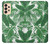 W3457 Paper Palm Monstera Case Cover Custodia e Flip Case per Samsung Galaxy A33 5G
