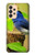 W3839 Bluebird of Happiness Blue Bird Case Cover Custodia e Flip Case per Samsung Galaxy A33 5G