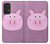 W3269 Pig Cartoon Case Cover Custodia e Flip Case per Samsung Galaxy A53 5G