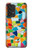 W3391 Abstract Art Mosaic Tiles Graphic Case Cover Custodia e Flip Case per Samsung Galaxy A53 5G