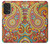 W3402 Floral Paisley Pattern Seamless Case Cover Custodia e Flip Case per Samsung Galaxy A53 5G