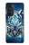 W1135 Wolf with knives Rock Case Cover Custodia e Flip Case per Motorola Edge 30 Pro