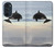 W1349 Killer whale Orca Case Cover Custodia e Flip Case per Motorola Edge 30 Pro