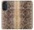 W2875 Rattle Snake Skin Graphic Printed Case Cover Custodia e Flip Case per Motorola Edge 30 Pro