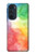 W2945 Colorful Watercolor Case Cover Custodia e Flip Case per Motorola Edge 30 Pro