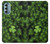 W0358 Clover Lucky Leaf Case Cover Custodia e Flip Case per Motorola Moto G Stylus 5G (2022)