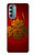 W0820 Samurai Mask Helmet Case Cover Custodia e Flip Case per Motorola Moto G Stylus 5G (2022)