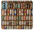 W0983 Beer Cans Collection Case Cover Custodia e Flip Case per Motorola Moto G Stylus 5G (2022)