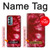 W2480 Tie Dye Red Case Cover Custodia e Flip Case per Motorola Moto G Stylus 5G (2022)