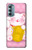 W3025 Pink Maneki Neko Lucky Cat Case Cover Custodia e Flip Case per Motorola Moto G Stylus 5G (2022)