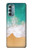 W3150 Sea Beach Case Cover Custodia e Flip Case per Motorola Moto G Stylus 5G (2022)