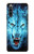 W0752 Blue Fire Grim Wolf Case Cover Custodia e Flip Case per Sony Xperia 10 IV