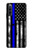 W3244 Thin Blue Line USA Case Cover Custodia e Flip Case per Sony Xperia 10 IV