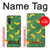 W3286 Banana Fruit Pattern Case Cover Custodia e Flip Case per Sony Xperia 10 IV