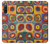 W3409 Squares Concentric Circles Case Cover Custodia e Flip Case per Sony Xperia 10 IV