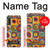 W3409 Squares Concentric Circles Case Cover Custodia e Flip Case per Sony Xperia 10 IV