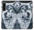 W0123 Grim White Wolf Case Cover Custodia e Flip Case per Sony Xperia 1 IV W0123 Grim White Wolf Case Cover Custodia e Flip Case per Sony Xperia 1 IV