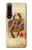 W2833 Poker Card Queen Hearts Case Cover Custodia e Flip Case per Sony Xperia 1 IV