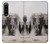 W3142 African Elephant Case Cover Custodia e Flip Case per Sony Xperia 1 IV