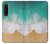 W3150 Sea Beach Case Cover Custodia e Flip Case per Sony Xperia 1 IV