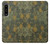 W3662 William Morris Vine Pattern Case Cover Custodia e Flip Case per Sony Xperia 1 IV