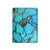 W2685 Aqua Turquoise Gemstone Graphic Printed Tablet Case Cover Custodia per iPad Air (2022, 2020), Air 11 (2024,2025), Pro 11 (2022)