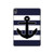W2758 Anchor Navy Tablet Case Cover Custodia per iPad Air (2022, 2020), Air 11 (2024,2025), Pro 11 (2022)