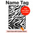 W3056 Zebra Skin Texture Graphic Printed Tablet Case Cover Custodia per iPad Air (2022, 2020), Air 11 (2024,2025), Pro 11 (2022)