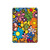 W3281 Colorful Hippie Flowers Pattern Tablet Case Cover Custodia per iPad Air (2022, 2020), Air 11 (2024,2025), Pro 11 (2022)