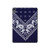 W3357 Navy Blue Bandana Pattern Tablet Case Cover Custodia per iPad Air (2022, 2020), Air 11 (2024,2025), Pro 11 (2022)