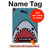 W3825 Cartoon Shark Sea Diving Tablet Case Cover Custodia per iPad Air (2022, 2020), Air 11 (2024,2025), Pro 11 (2022)