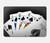 W1078 Poker Royal Straight Flush Case Cover Custodia per MacBook Air 13″ (2022,2025) - A2681, A3113, A3240 W1078 Poker Royal Straight Flush Case Cover Custodia per MacBook Air 13″ (2022,2025) - A2681, A3113, A3240